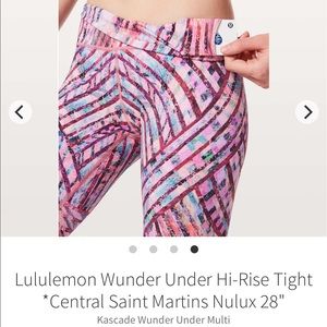 NWOT LuLuLemon Wunder Under HR Tight Sz6